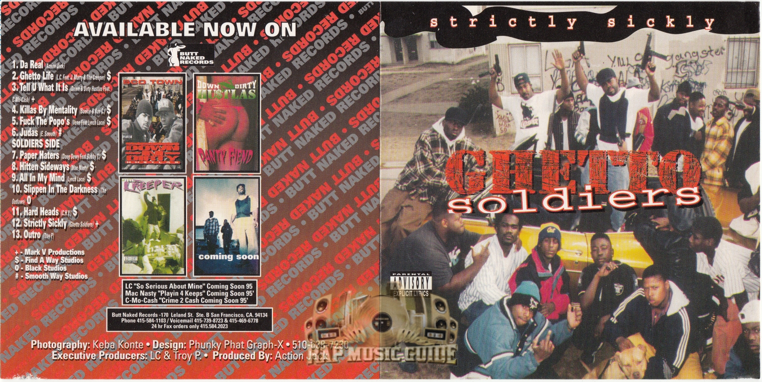 Ghetto Soldiers - Strictly Sickly: 1st Press. CD | Rap Music Guide